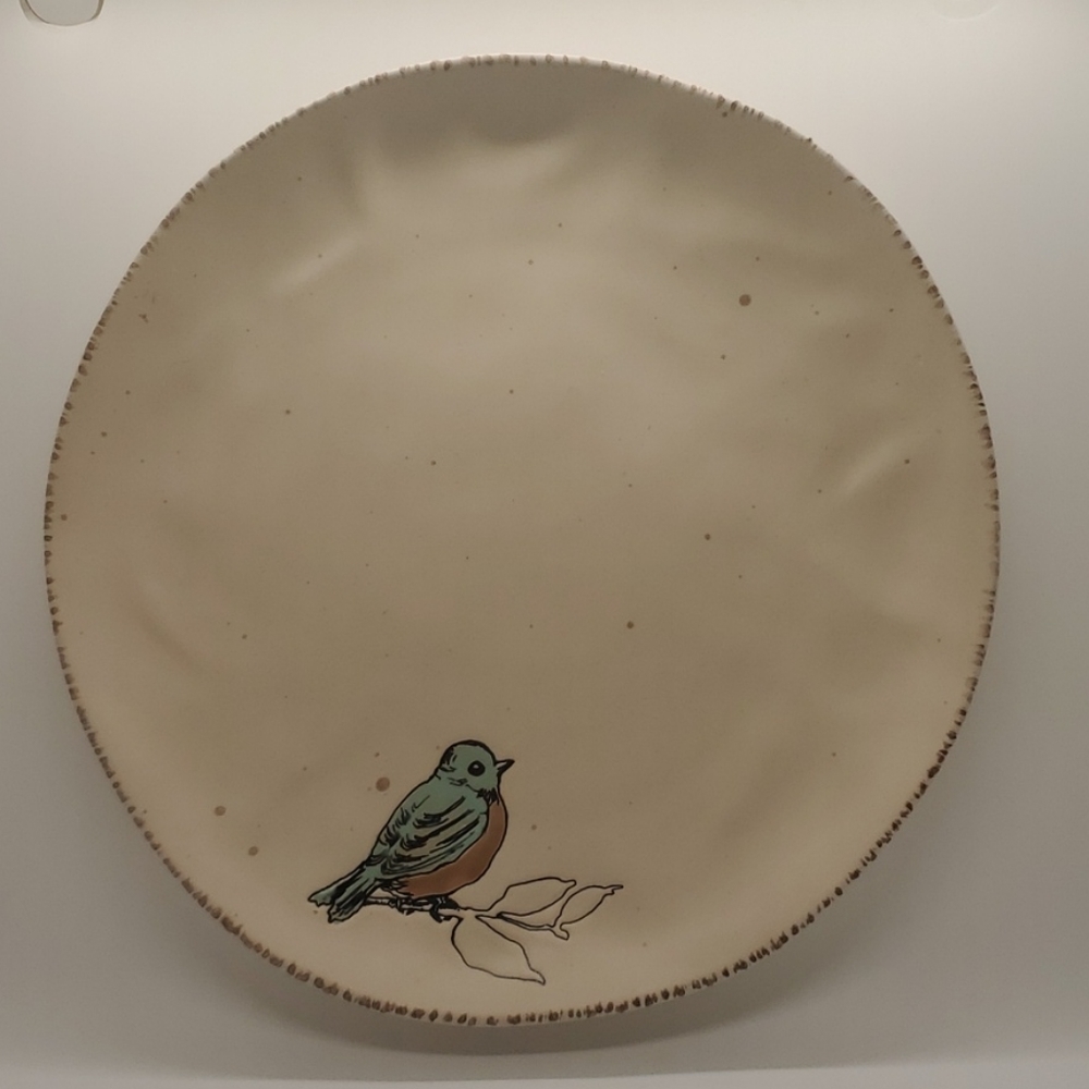 Sweet bird serving plate